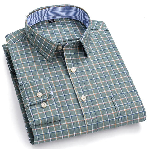 Camisa Masculina Xadrez Montana Manga Longa