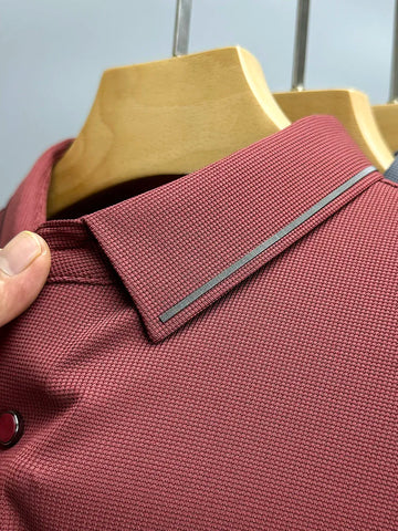 camisa masculina polo detalhe nas golas